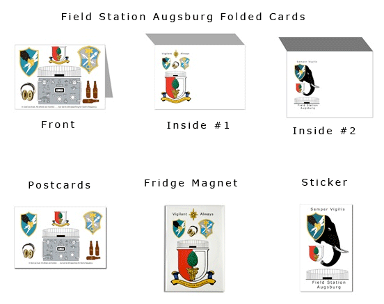 Field Station Augsburg Cards and Magnets