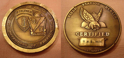 Field Station Berlin Challenge Coin