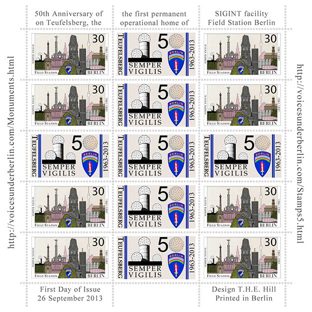 50th Anniversary of the First Permanent buildings on Tberg Cinderella Stamps
